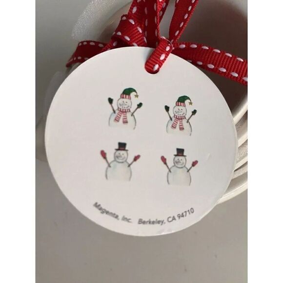 Rae Dunn Snowman Christmas Measuring Cups 4 Different Designs With Handles NEW - Picture 4 of 8